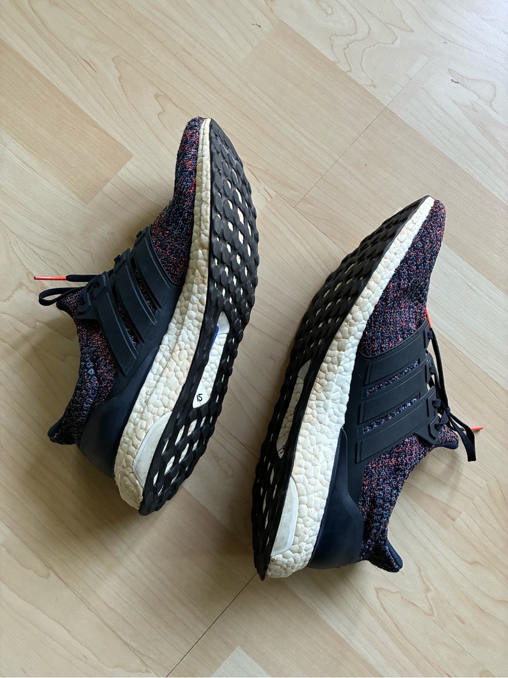 adidas UltraBoost 4.0 Boost navy blue Primeknit Low Top Lace Up Men's sz12 - Picture 2 of 9